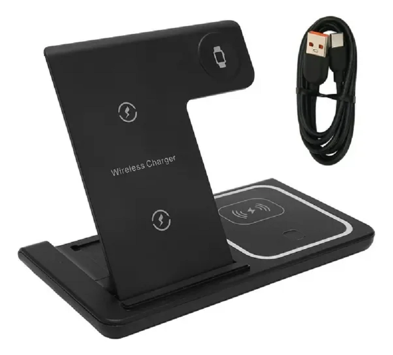 Cargador Inalambrico 3 En 1